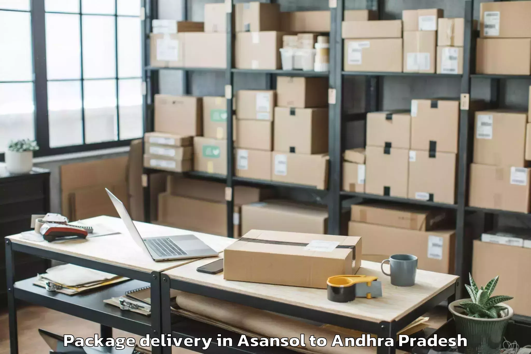 Easy Asansol to Peddapuram Package Delivery Booking